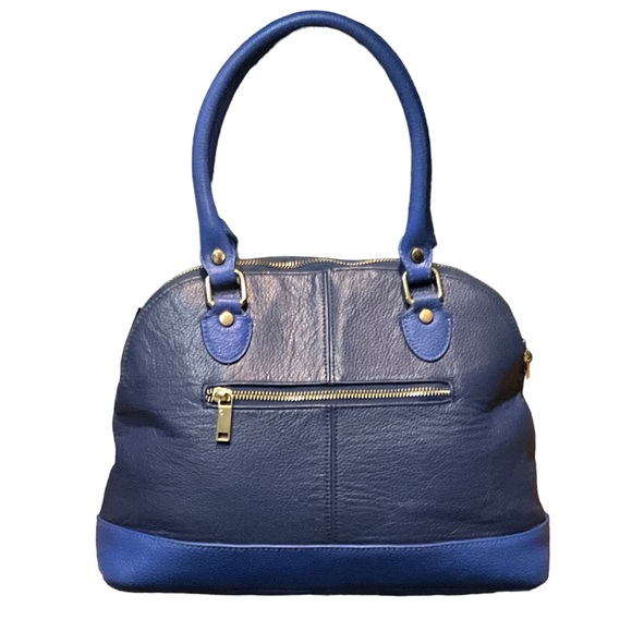 Lola Bernard Handbags - Authentic Lola Bernard Two Tone Sachel in Blue